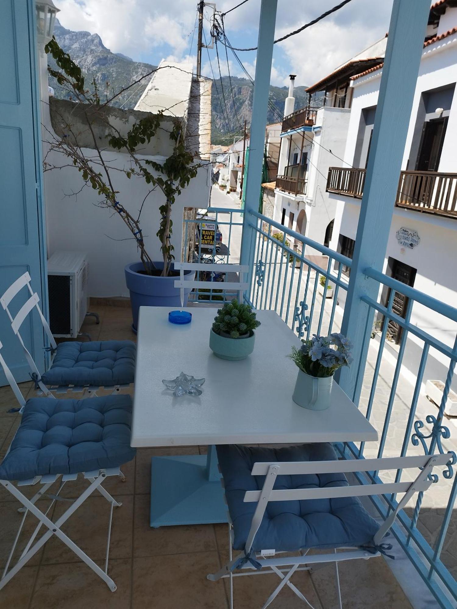Deja Blue Maisonette Kokkari Buitenkant foto